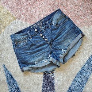 Hi-Rise Festival Denim Shorts American Eagle